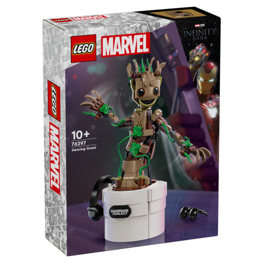 LEGO Marvel - Dansande Groot i gruppen LEKSAKER / LEGO / LEGO Marvel hos Spelexperten (76297)