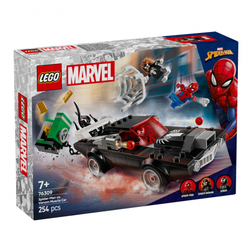 LEGO Marvel - Spider-Man mot Venoms muskelbil i gruppen LEKSAKER / LEGO / LEGO Marvel hos Spelexperten (76309)