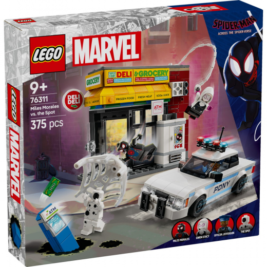 LEGO Marvel - Miles Morales mot Spot i gruppen LEKSAKER / LEGO / LEGO Marvel hos Spelexperten (76311)