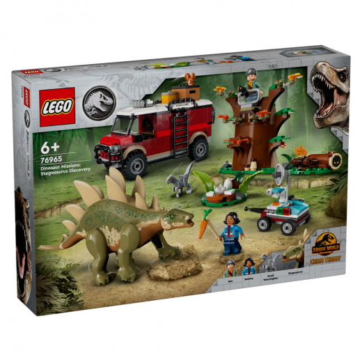 LEGO Jurassic World - Dinosaurieuppdrag: stegosaurusupptäckt i gruppen LEKSAKER / LEGO / LEGO Jurassic World hos Spelexperten (76965)