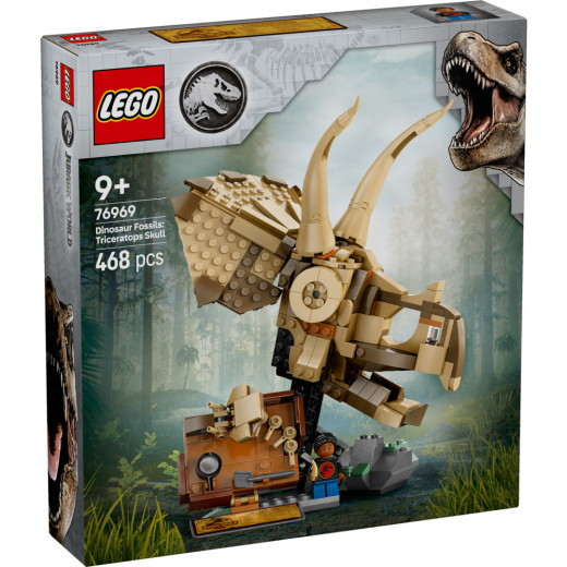 LEGO Jurassic World - Dinosauriefossiler: Triceratopsskalle i gruppen LEKSAKER / LEGO / LEGO Jurassic World hos Spelexperten (76969)