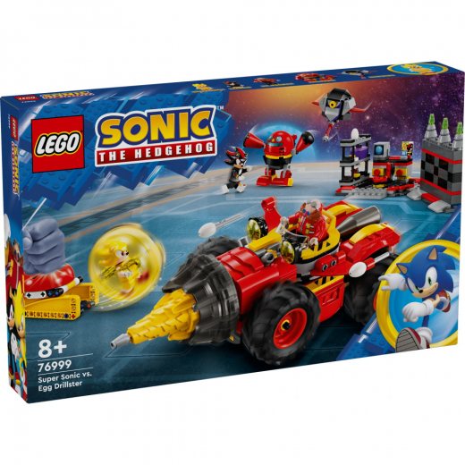 LEGO Sonic - Super Sonic mot Egg Drillster i gruppen LEKSAKER / LEGO / LEGO Sonic hos Spelexperten (76999)