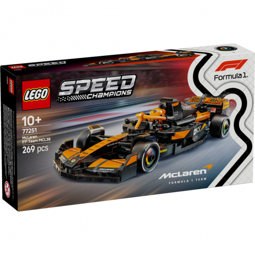 LEGO Speed Champions - McLaren F1 Team MCL38 racerbil i gruppen LEKSAKER / LEGO / LEGO Speed Champions hos Spelexperten (77251)