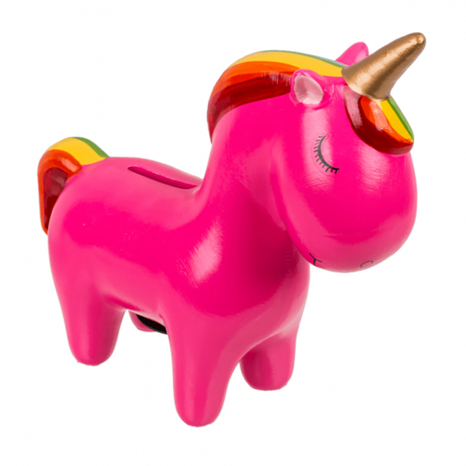 Spargris Unicorn Rosa i gruppen LEKSAKER / Roliga prylar hos Spelexperten (78-3928P)