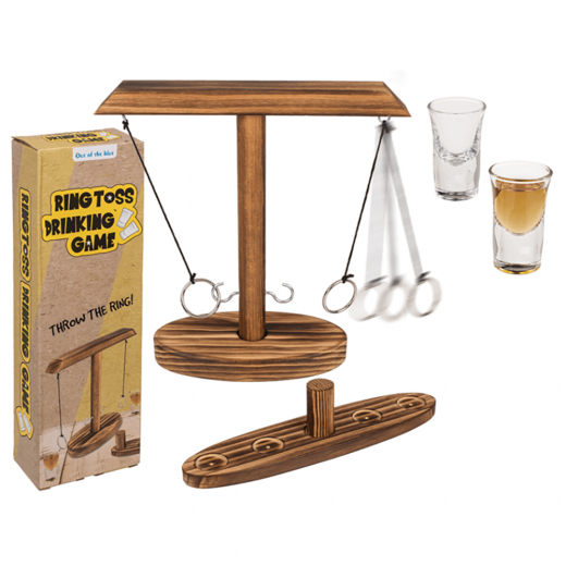 Wooden Ring Toss Drinking Game i gruppen SÄLLSKAPSSPEL / Festspel hos Spelexperten (79-3915)