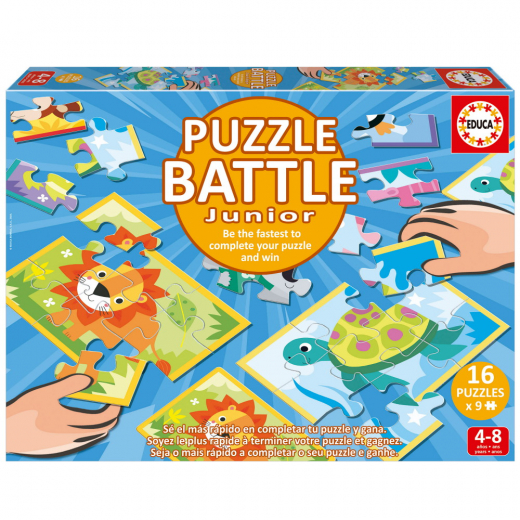 Educa Puzzle Battle Junior i gruppen SÄLLSKAPSSPEL / Barnspel hos Spelexperten (80-20116)