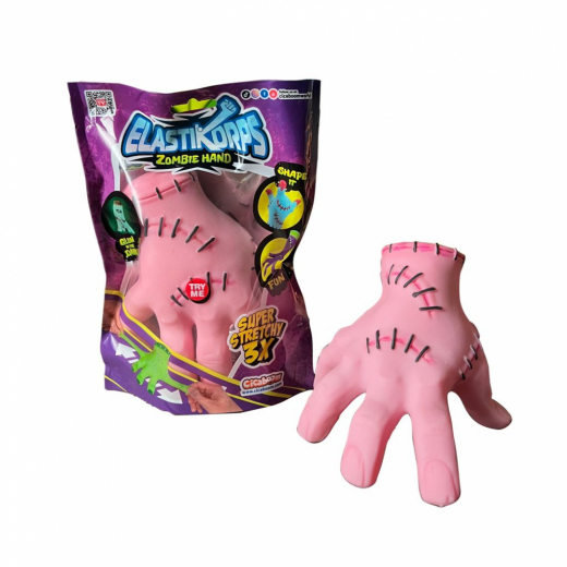 Elastikorps Zombie Hand 13 cm i gruppen LEKSAKER / Fidgets hos Spelexperten (82024007)