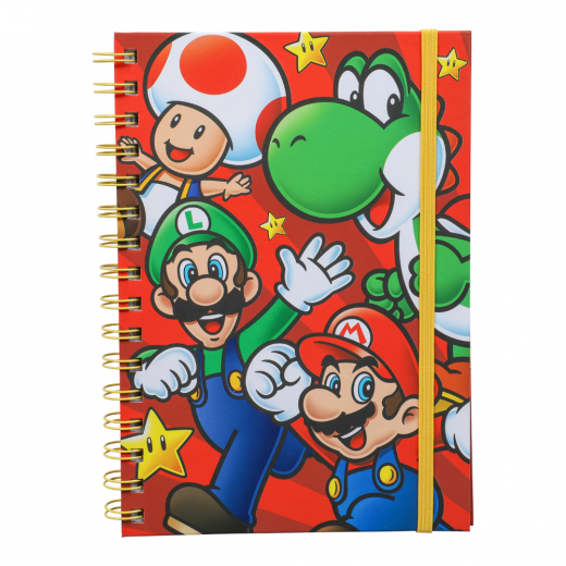 Super Mario Notebook i gruppen LEKSAKER / Skapa & måla / Skriva och Rita / Anteckningböcker hos Spelexperten (85076)