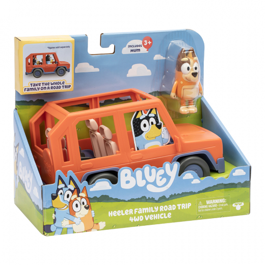 Bluey 4x4 Road Trip i gruppen LEKSAKER / Figurer och lekset / Bluey hos Spelexperten (90262)