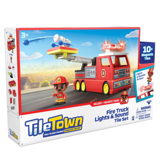 Tile Town Brandbil i gruppen LEKSAKER / Figurer och lekset hos Spelexperten (90314)