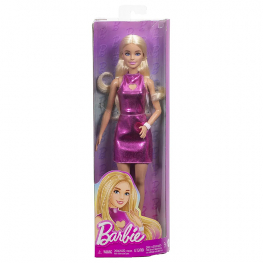 Barbie Fashionista - Rosa klänning hjärta utskärning i gruppen LEKSAKER / Barbie / Barbie Fashionista hos Spelexperten (960-2505)