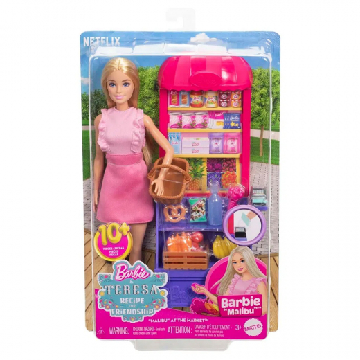 Barbie Recipe for Friendship Malibu Shopping Set i gruppen LEKSAKER / Barbie hos Spelexperten (960-2516)