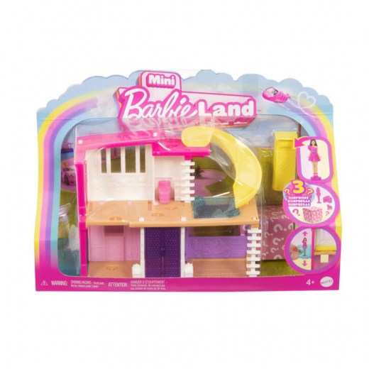 Barbie - Mini BarbieLand Dreamhouse Vit i gruppen LEKSAKER / Barbie / Mini BarbieLand hos Spelexperten (960-2531-V)