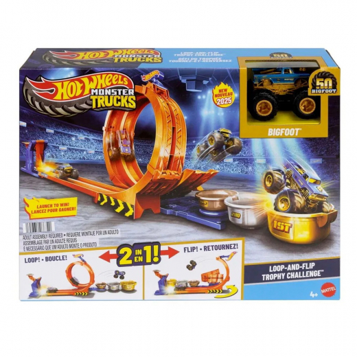 Hot Wheels Monster Trucks Loop & Flip Trofé Utmaning i gruppen LEKSAKER / Leksaksfordon / Hot Wheels hos Spelexperten (965-2507)