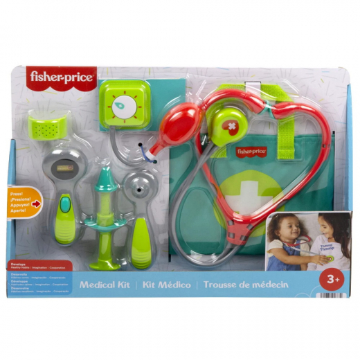 Fisher Price Medical Kit i gruppen LEKSAKER / Rollek / Utklädnad hos Spelexperten (972-2471)