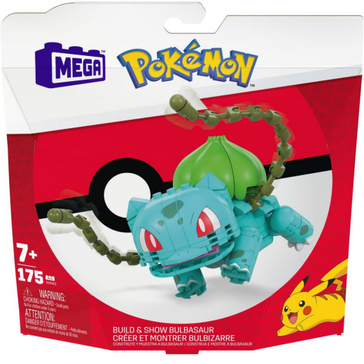 MEGA Pokémon Medium Character - Bulbasaur i gruppen LEKSAKER / Byggklossar hos Spelexperten (973-1118-B)