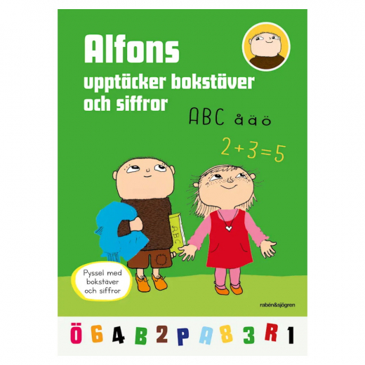 Alfons Upptäcker Bokstäver Och Siffror i gruppen LEKSAKER / Skapa & måla / Skriva och Rita / Pysselböcker hos Spelexperten (9789129746501)