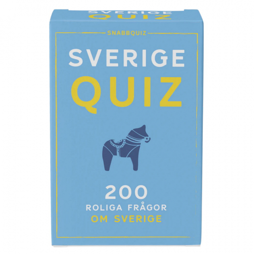 SnabbQuiz: Sverigequiz i gruppen SÄLLSKAPSSPEL / Resespel hos Spelexperten (9789189766198)