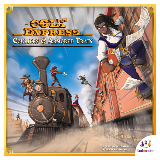 Colt Express: Couriers & Armored Train (Exp.) (Eng) i gruppen SÄLLSKAPSSPEL / Expansioner hos Spelexperten (AMDLUCOEX02EN)