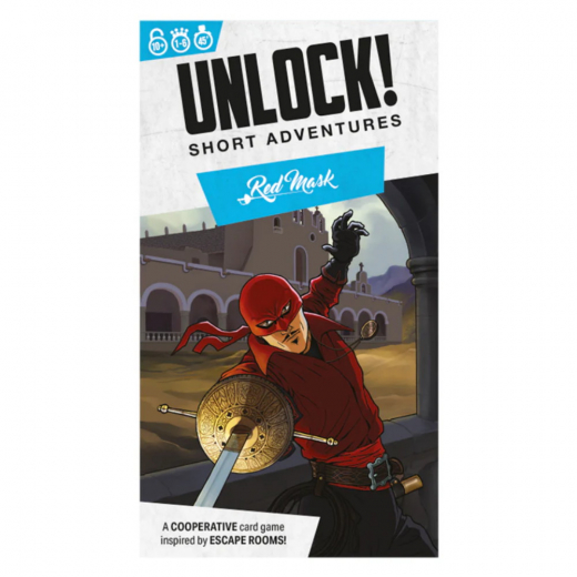 Unlock! Short Adventures - Red Mask i gruppen SÄLLSKAPSSPEL / Escape Room hos Spelexperten (AMDSCUNLSH07)