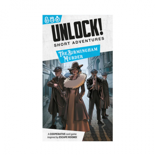 Unlock! Short Adventures - The Birmingham Murder  i gruppen SÄLLSKAPSSPEL / Escape Room hos Spelexperten (AMDSCUNLSH09)