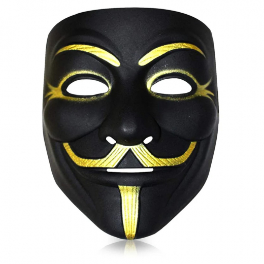 Anonymous Mask Noir i gruppen LEKSAKER / Maskerad / Masker hos Spelexperten (ANNONY-N)