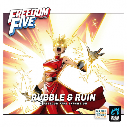 Freedom Five: Rubble & Ruin (Exp.) i gruppen SÄLLSKAPSSPEL / Expansioner hos Spelexperten (AWGDTE15FFRR)