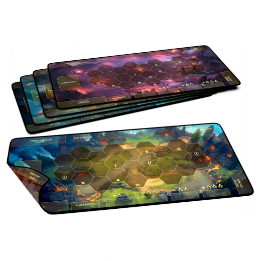 Dragon Eclipse: Arena Playmats Set (Exp.) i gruppen SÄLLSKAPSSPEL / Tillbehör / Övriga hos Spelexperten (AWRDE007)