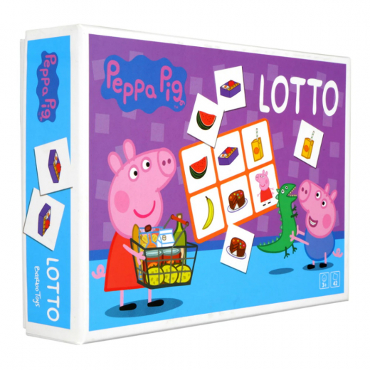 Peppa Pig - Lotto i gruppen SÄLLSKAPSSPEL / Barnspel hos Spelexperten (B-8976)