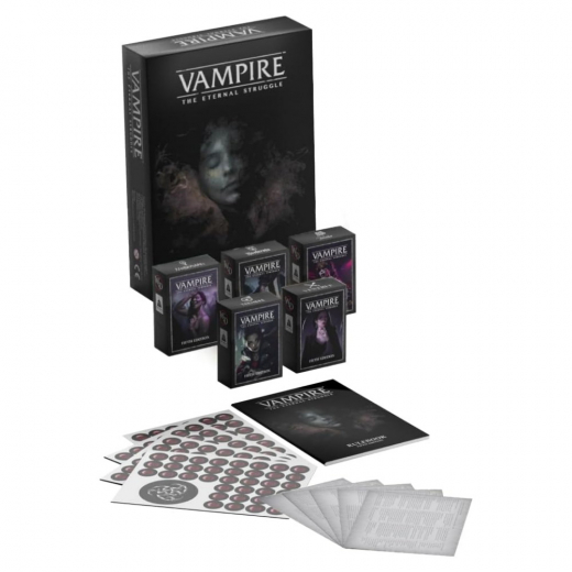 Vampire: The Eternal Struggle TCG - Fifth Edition Starter Kit i gruppen SÄLLSKAPSSPEL / Kortspel hos Spelexperten (BCP024)