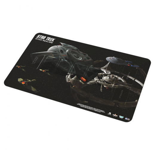 Star Trek: Star Realms - Playmat U.S.S. Defiant i gruppen SÄLLSKAPSSPEL / Spelserier / Star Realms hos Spelexperten (BG-STSR01-PM2)