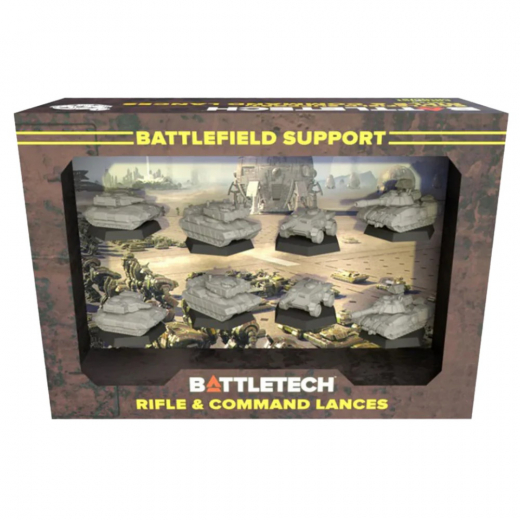 BattleTech: Battlefield Support - Rifle & Command Lances (Exp.) i gruppen SÄLLSKAPSSPEL / Expansioner hos Spelexperten (CAT35777)