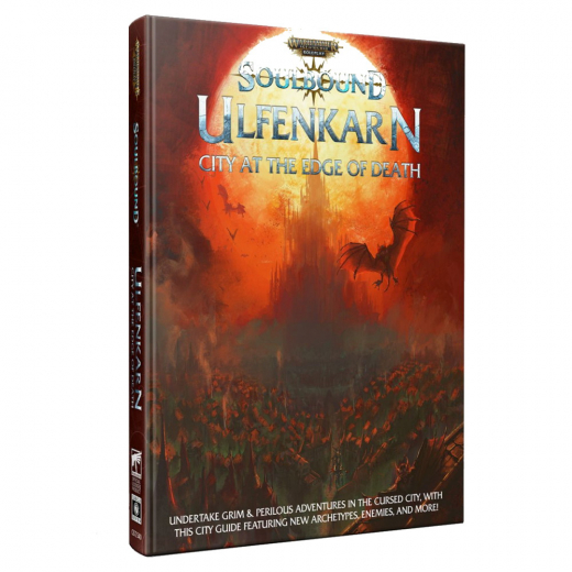 Warhammer Age of Sigmar: Soulbound - Ulfenkarn: City at the Edge of Death i gruppen SÄLLSKAPSSPEL / Rollspel / Warhammer Age of Sigmar hos Spelexperten (CB72540)