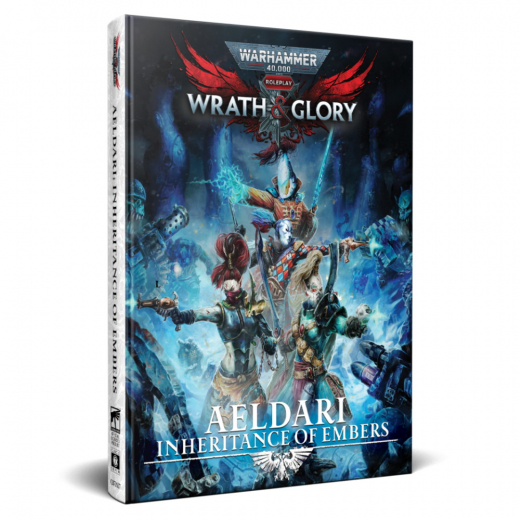 Warhammer 40,000 RPG: Wrath & Glory - Aeldari: Inheritance of Embers i gruppen SÄLLSKAPSSPEL / Rollspel hos Spelexperten (CB72632)