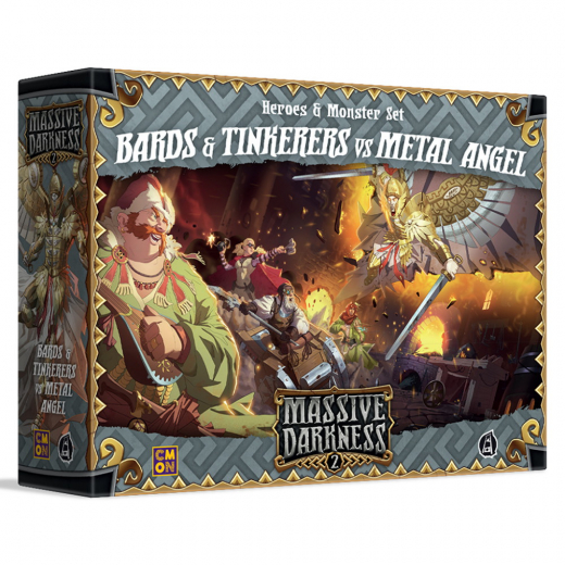 Massive Darkness 2: Bards & Tinkerers vs Metal Angel (Exp.) i gruppen SÄLLSKAPSSPEL / Expansioner hos Spelexperten (CMNMD018)