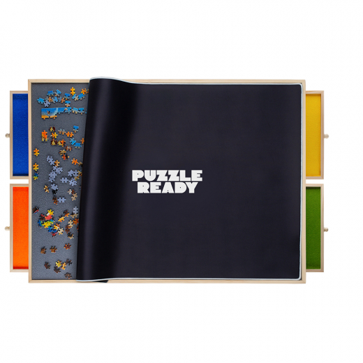 Portable Puzzle Board with Cover & Storage Trays - 1000 Pieces i gruppen PUSSEL / Tillbehör hos Spelexperten (EB-PZ-001)