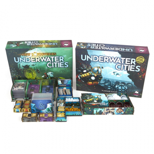 e-Raptor Insert - Underwater Cities + Expansion UV Print i gruppen SÄLLSKAPSSPEL / Tillbehör / Inserts & Organizers hos Spelexperten (ERP2350)