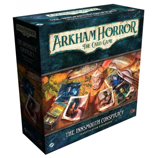 Arkham Horror: TCG - The Innsmouth Conspiracy Investigator Expansion i gruppen SÄLLSKAPSSPEL / Expansioner hos Spelexperten (FAHC81)