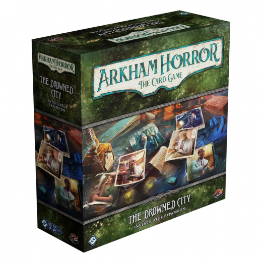 Arkham Horror: TCG - The Drowned City Investigator Expansion i gruppen SÄLLSKAPSSPEL / Expansioner hos Spelexperten (FAHC83)