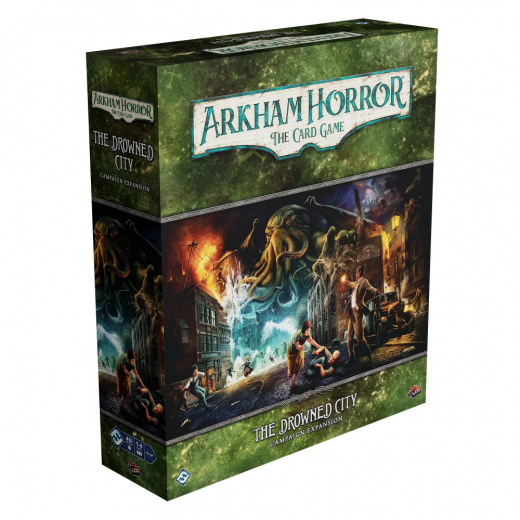 Arkham Horror: TCG - The Drowned City Campaign Expansion i gruppen SÄLLSKAPSSPEL / Spelserier / Arkham Horror hos Spelexperten (FAHC84)