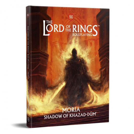 The Lord of the Rings RPG 5E: Moria - Shadow of Khazad-dûm i gruppen SÄLLSKAPSSPEL / Rollspel / The Lord of the Rings RPG 5E hos Spelexperten (FLFLTR007)