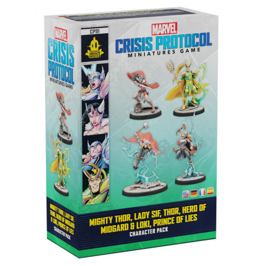 Marvel: Crisis Protocol - Mighty Thor, Lady Sif, Thor, Hero of Midgard & Loki, Prince of Lies (Exp.) i gruppen SÄLLSKAPSSPEL / Spelserier / Marvel Crisis Protocol hos Spelexperten (FMSG91)