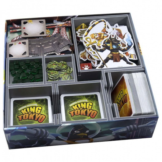 Folded Space Insert - King of Tokyo/New York + Expansions i gruppen SÄLLSKAPSSPEL / Tillbehör / Inserts & Organizers hos Spelexperten (FS-KOTv2)