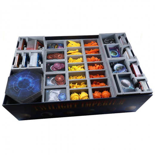 Folded Space Insert - Twilight Imperium: Prophecy of Kings i gruppen SÄLLSKAPSSPEL / Tillbehör / Inserts & Organizers hos Spelexperten (FS-TI4POK)