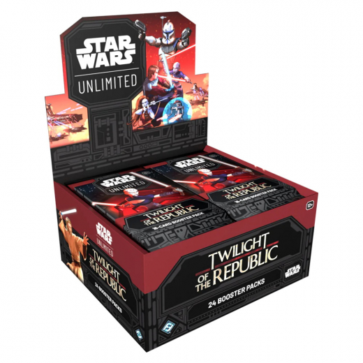 Star Wars: Unlimited - Twilight of the Republic Booster Display i gruppen SÄLLSKAPSSPEL / Kortspel hos Spelexperten (FSWH0301-DIS)