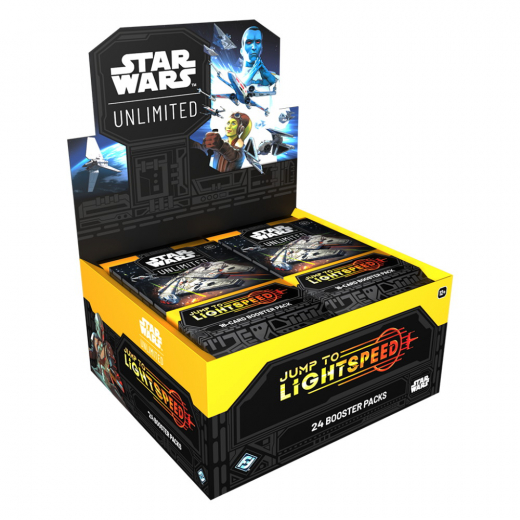 Star Wars: Unlimited - Jump to Lightspeed Booster Display i gruppen SÄLLSKAPSSPEL / Kortspel hos Spelexperten (FSWH0401-DIS)