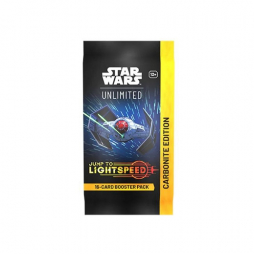 Star Wars: Unlimited - Jump to Lightspeed Carbonite Booster Pack i gruppen SÄLLSKAPSSPEL / Kortspel hos Spelexperten (FSWH0405-BOS)