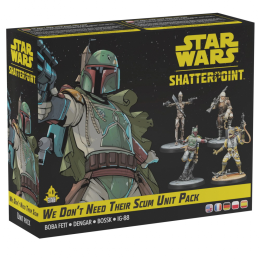 Star Wars: Shatterpoint - We Don’t Need Their Scum Squad Pack (Exp.) i gruppen SÄLLSKAPSSPEL / Spelserier / Star Wars Shatterpoint hos Spelexperten (FSWP25)