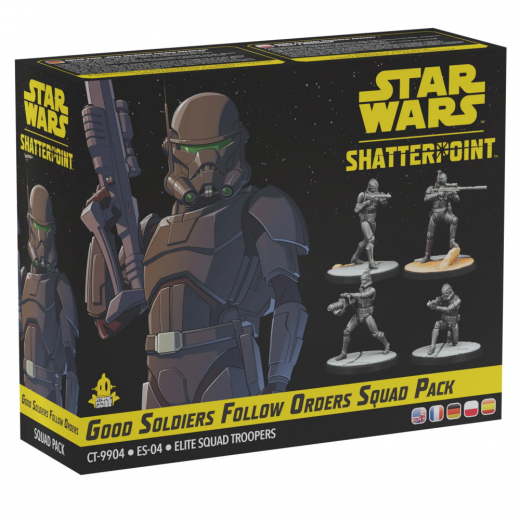 Star Wars: Shatterpoint - Good Soldiers Follow Orders Squad Pack (Exp.) i gruppen SÄLLSKAPSSPEL / Spelserier / Star Wars Shatterpoint hos Spelexperten (FSWP36)