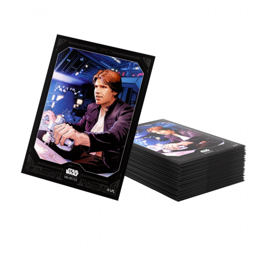 GameGenic Art Sleeves 64 x 90 mm - Han Solo i gruppen SÄLLSKAPSSPEL / Tillbehör / Sleeves hos Spelexperten (GGS15072ML)